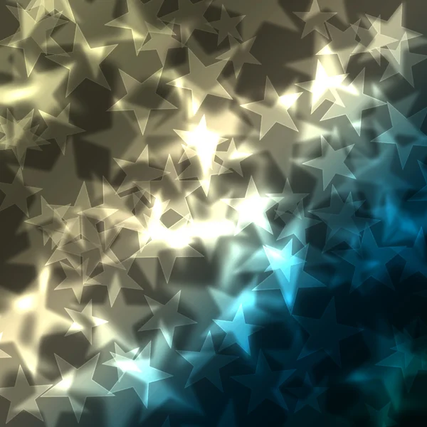 Glanzende sterren bokeh lichte achtergrond — Stockfoto