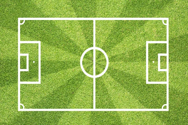 Fotboll fotboll på gräsplan — Stockfoto