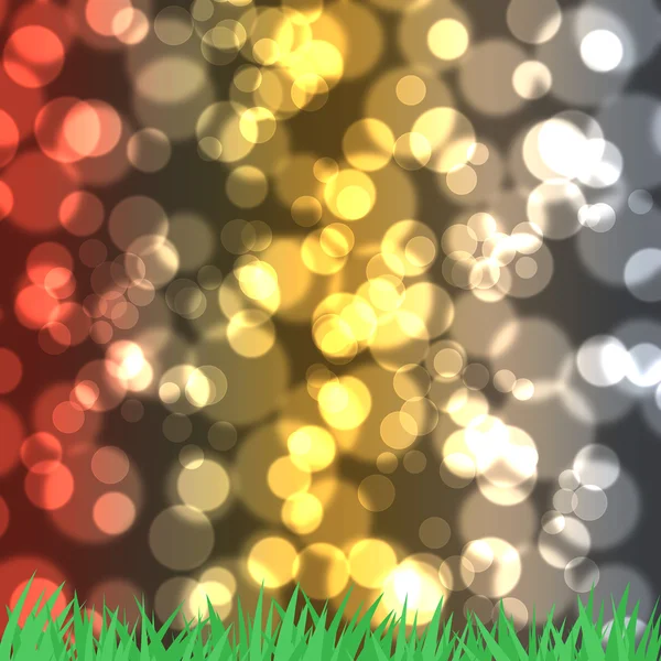 Grünes Gras mit abstraktem Hintergrund — Stockfoto