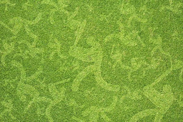Texture et fond d'herbe verte — Photo