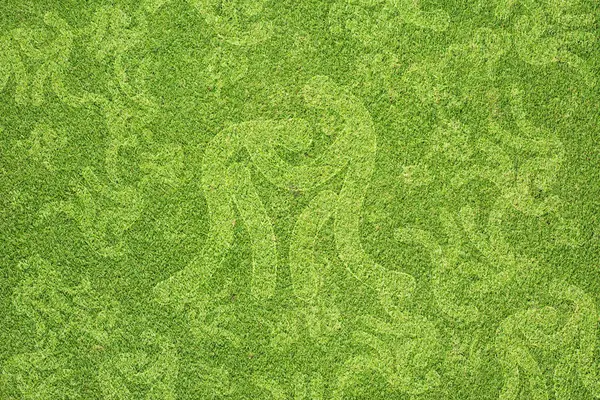 Спортивная борьба на зеленой траве текстура и фон — стоковое фото