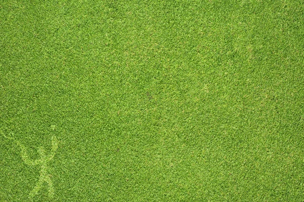 Спортивный теннис на зеленой траве текстуры и фона — стоковое фото