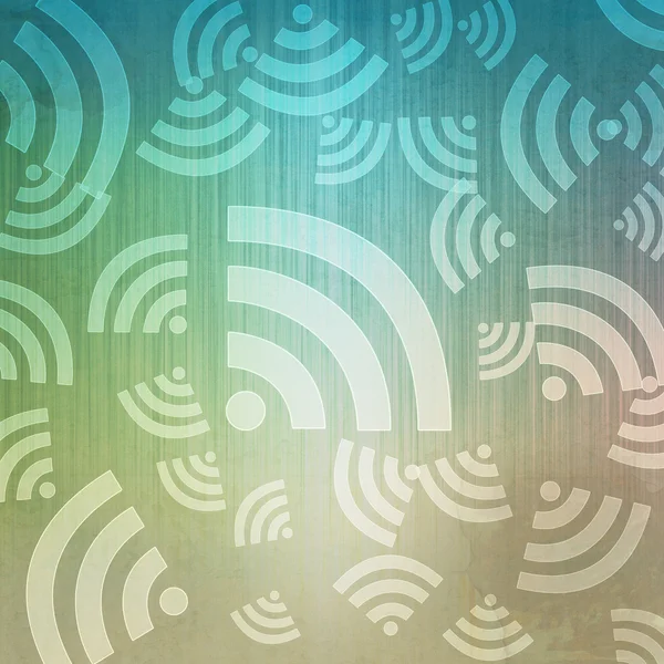 Wireless icon background and pattern — Stock Photo, Image