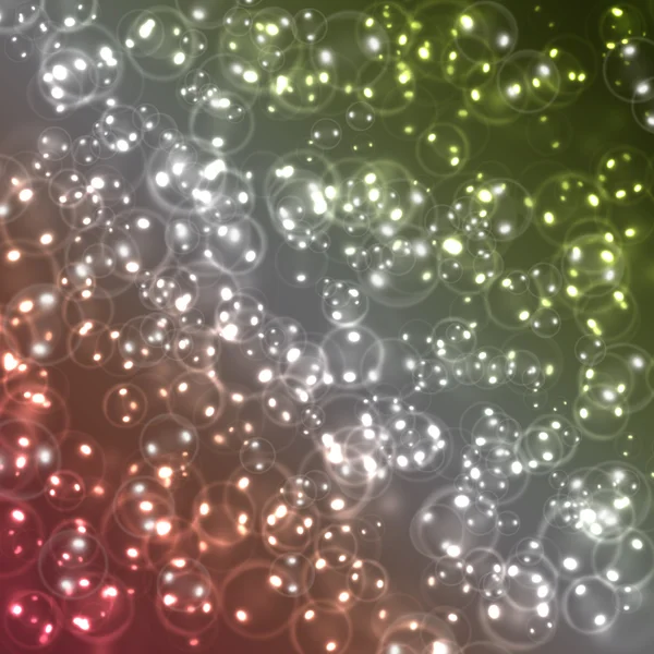 Glänzende Blase Bokeh Licht Hintergrund — Stockfoto
