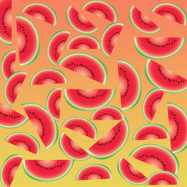 Watermeloen abstracte achtergrond en patroon — Stockfoto