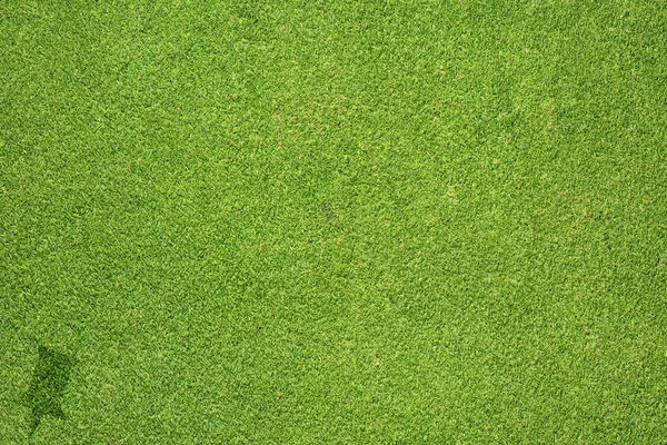 Pin icon on green grass texture and background — Stock Photo, Image