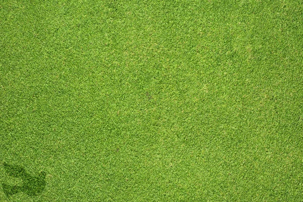 Ícone de paz na textura de grama verde e fundo — Fotografia de Stock