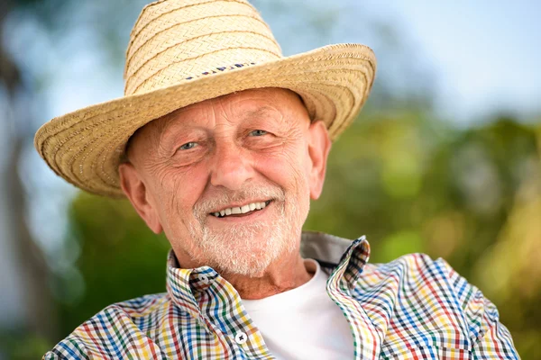 Idősebb férfi portréja — Stock Fotó