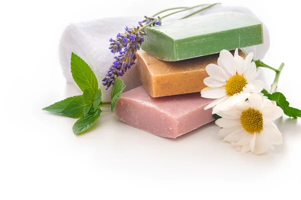 stock image Handmade soap bars