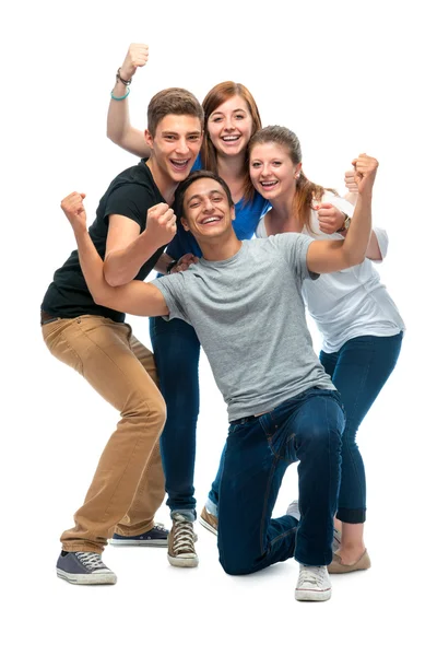 Gruppe der Hochschulstudenten — Stockfoto
