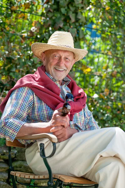 Portrait of senior man — Stock Photo, Image