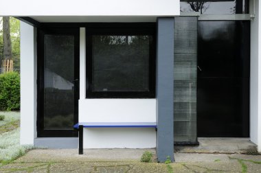 Rietveld schroderhaus, giriş detay