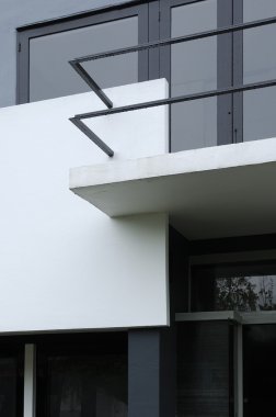 Rietveld schroderhaus, railing detail clipart