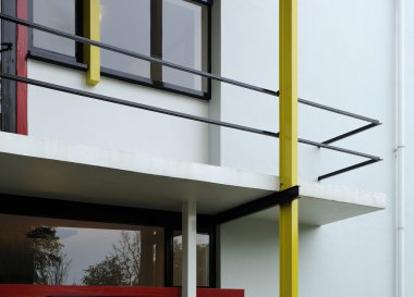 Rietveld schroderhaus, balcony detail clipart