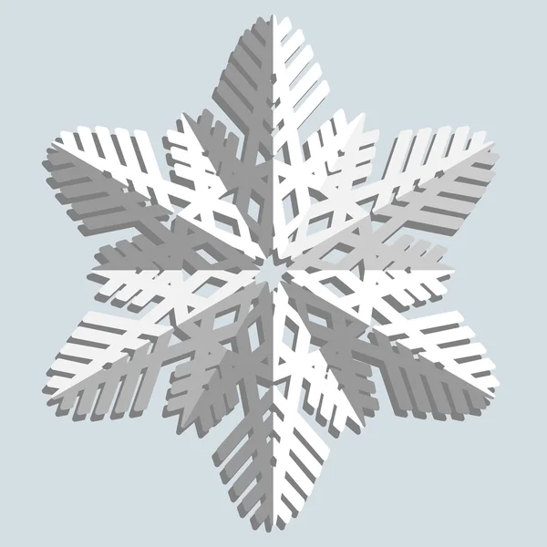 Copos de nieve. Ilustración vectorial . — Archivo Imágenes Vectoriales