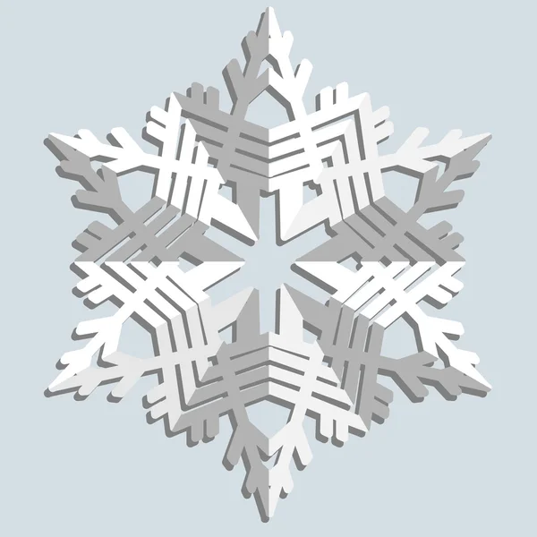 Copos de nieve. Ilustración vectorial . — Archivo Imágenes Vectoriales