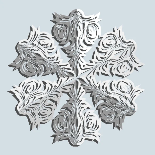 Снежинки. Векторная иллюстрация . — стоковый вектор