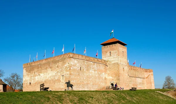 Blick auf die Burg von Gyula — Stockfoto