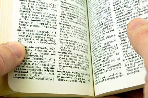 Τσέπη λεξικό Εικόνα Αρχείου