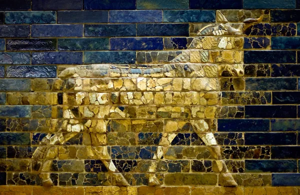 Aurochs of the Ishtar Gate Stock Image