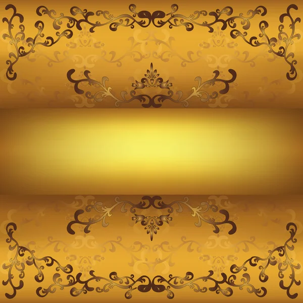 Винтажный золотой фон — стоковый вектор