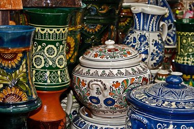 Romanian traditional ceramics 2 clipart