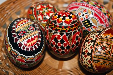 Painted Easter eggs 4 clipart