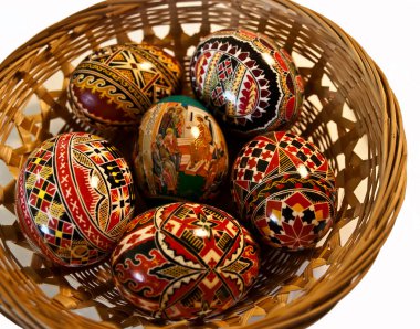 Painted Easter eggs 25 clipart