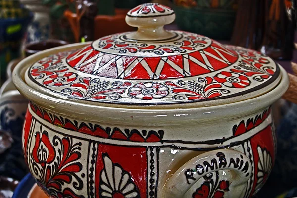 Rumänska traditionell keramik 1 — Stockfoto