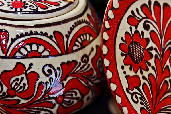Cerâmica tradicional romena 5 — Fotografia de Stock
