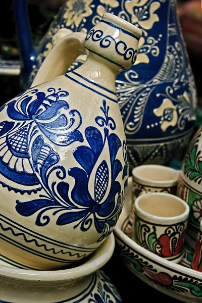 Rumunská tradiční keramiky 8 — Stock fotografie