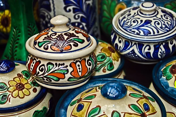 Rumunská tradiční keramiky 11 — Stock fotografie