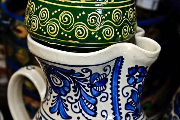 Rumuński tradycyjny ceramiki 12 — Zdjęcie stockowe