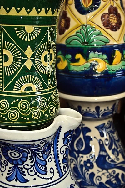 Rumänska traditionell keramik 13 — Stockfoto