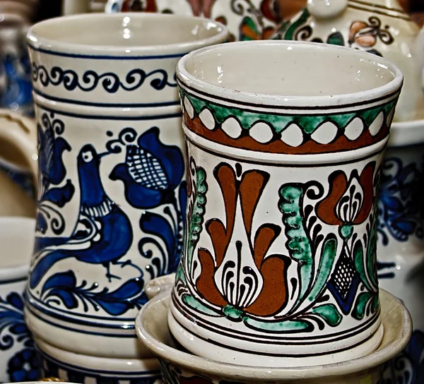 Rumunská tradiční keramiky 15 — Stock fotografie