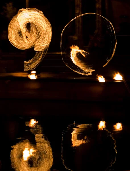 Fire show 1 — Stock Photo, Image