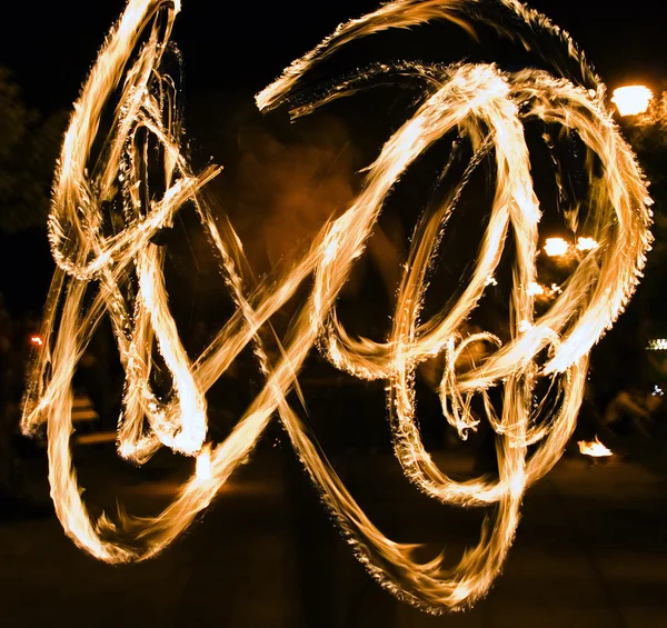 Fire show 2 — Stock Photo, Image