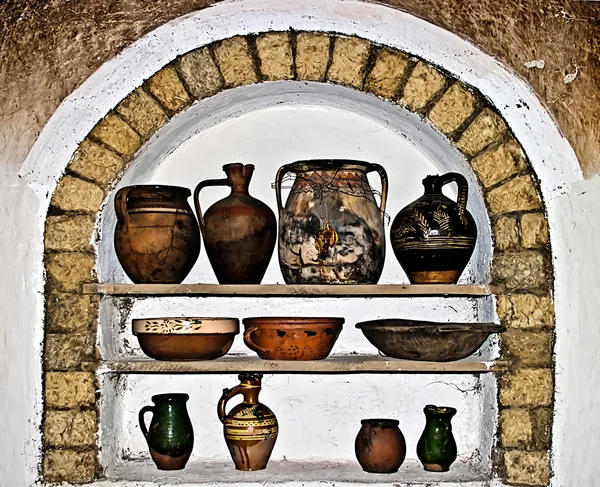 Romence geleneksel ev iç 11 — Stok fotoğraf