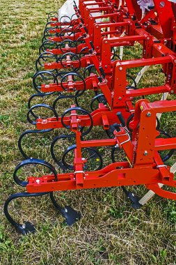 Agricultural equipment. Detail 9 clipart