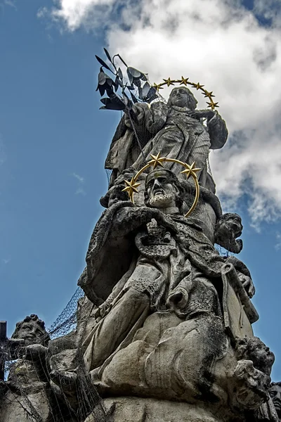Praga Monumento, detalhe 2 — Fotografia de Stock
