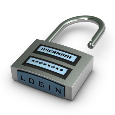 Password protected clipart