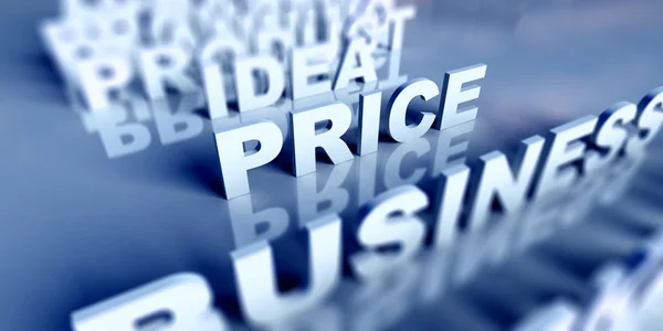 Бизнес-таблица и цена — стоковое фото