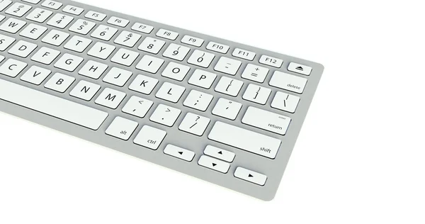 Moderne Computertastatur — Stockfoto