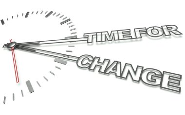 Değişim, İnovasyon kavramı kelime zamanla saat