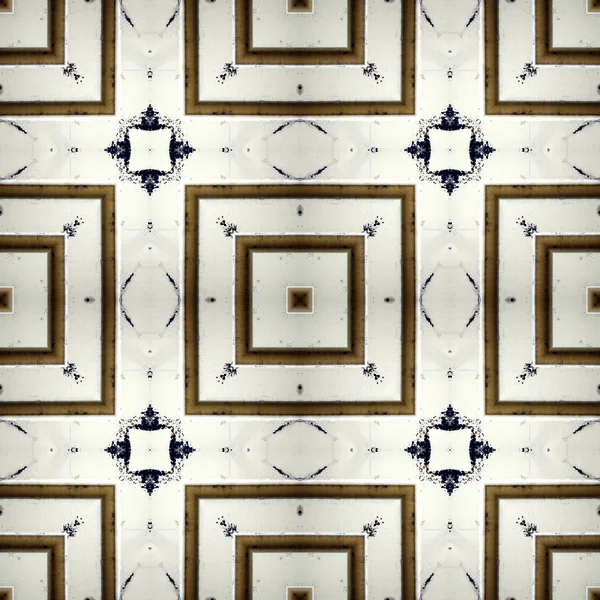 Sömlös keramiska mönster, äldre golvplattor — Stockfoto