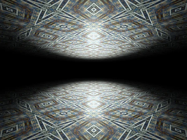 Vloer en plafond oneindige abstracte achtergrond textuur — Stockfoto