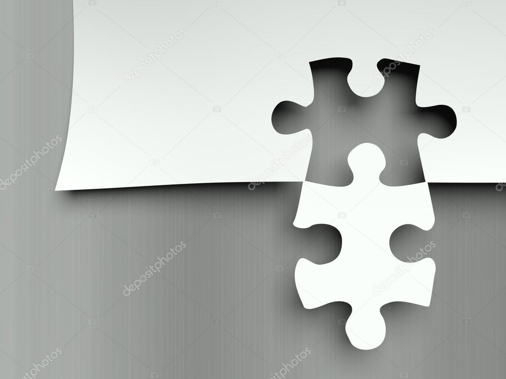 Matching puzzle pieces, complement metaphor