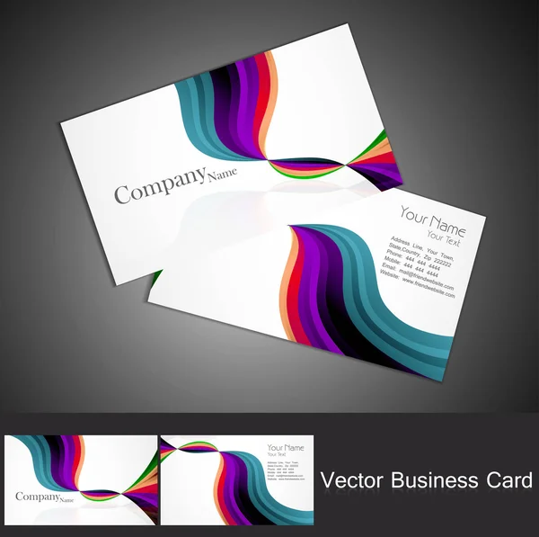 Vector Visiting Card For Professionals — Stock Vector © Alliesinteract 