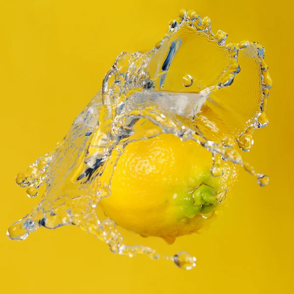 Zitronenspritzer — Stockfoto