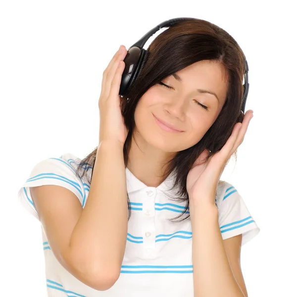 Stock image Girl with headphones